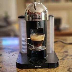 Breville E8 Nespresso Espresso Machine Black Capsule Coffee Maker